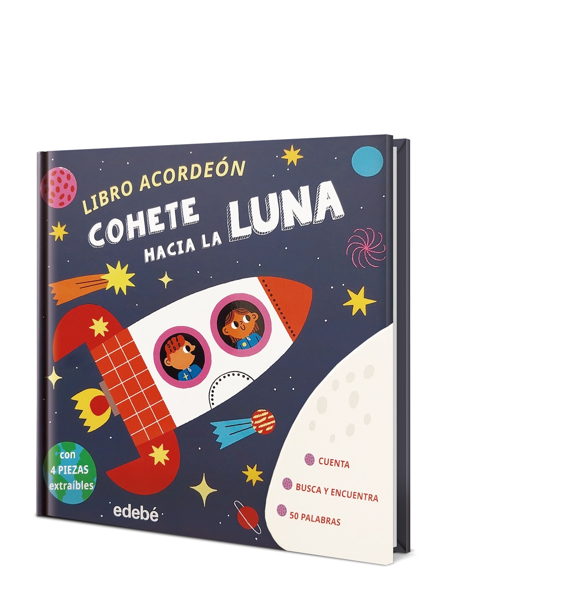 COHETE HACIA LA LUNA (libro acordeón) 1
