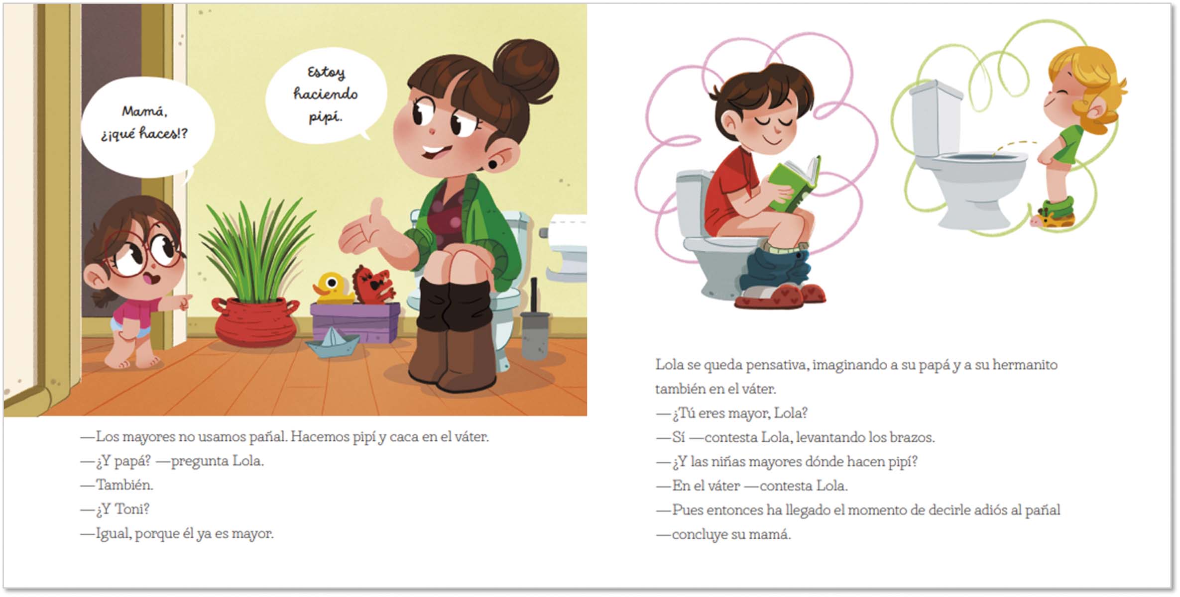 ¡Adiós, pañal!  Un cuento de Lucía, mi pediatra 3
