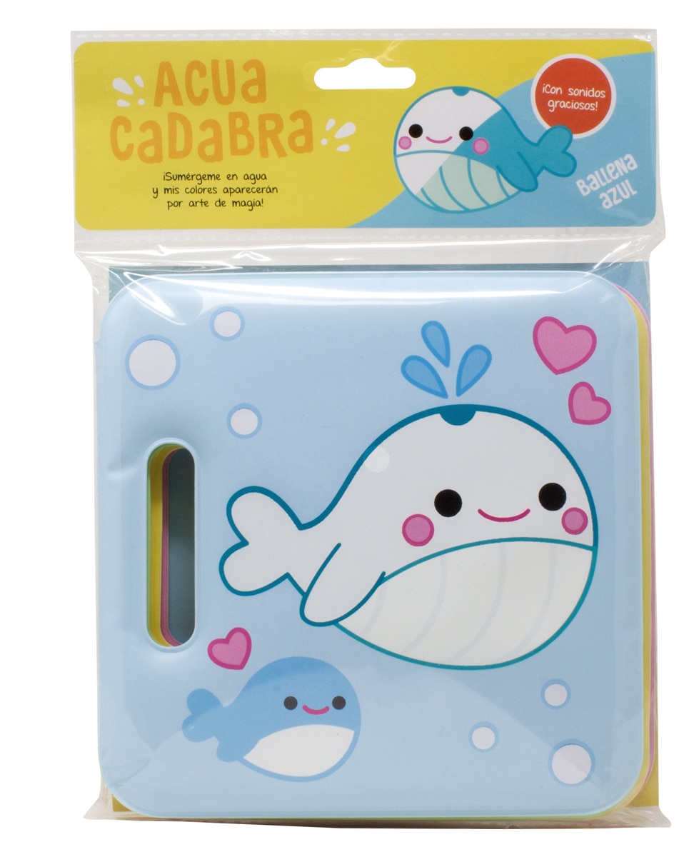 Acuacadabra. Ballena azul: Libro de baño 1