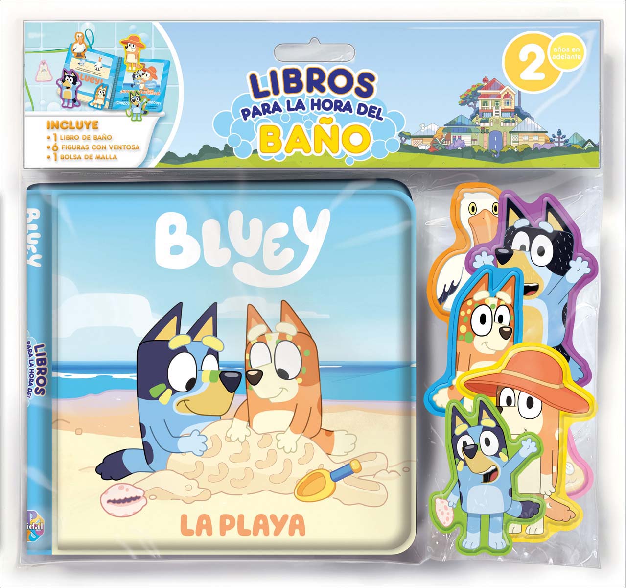 Imagen 0 de Bluey - la playa (libro para la hora del baño)