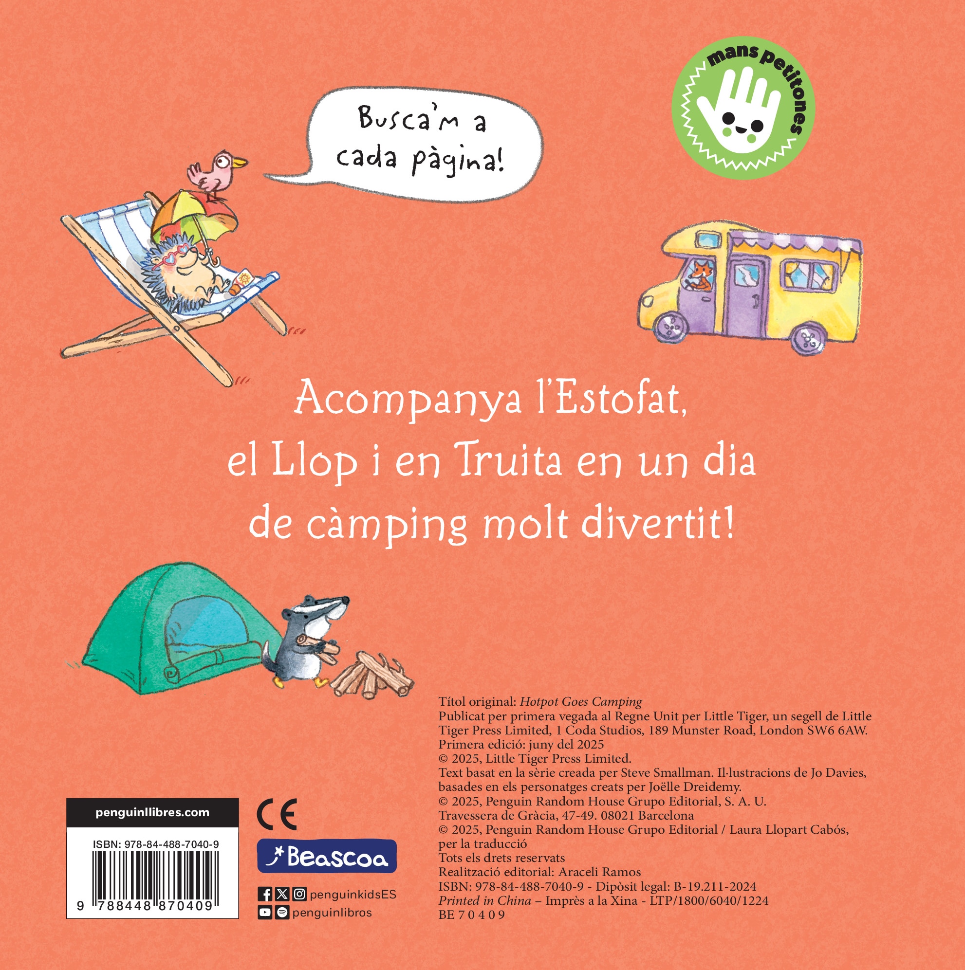 L'ovelleta va de càmping (L'ovelleta que va venir a sopar. Llibre de cartró amb mecanismes) 2