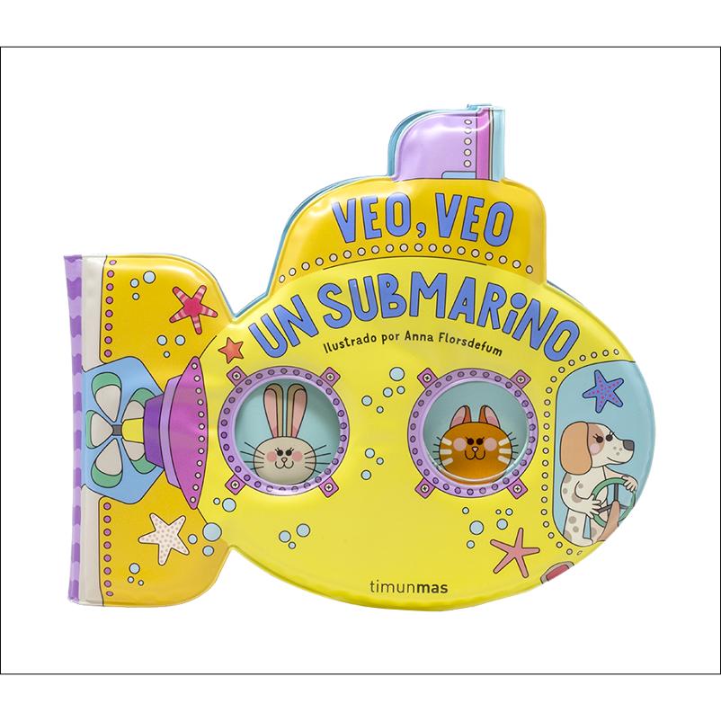 Veo, veo. ¡Un submarino! Libro de baño 2