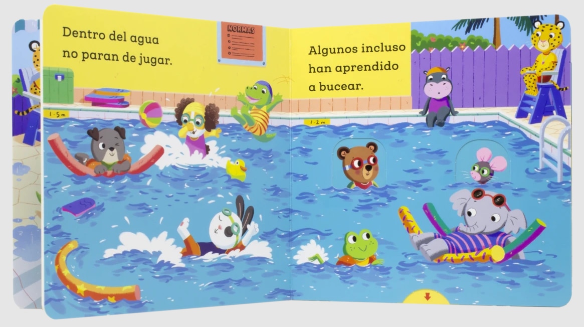 Osito Tito. Chapuzón en la piscina 2