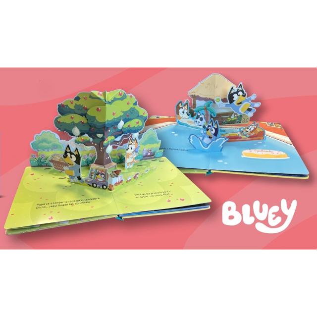 Bluey. Llibre de cartró amb solapes - El gran llibre Pop-up de Bluey 3