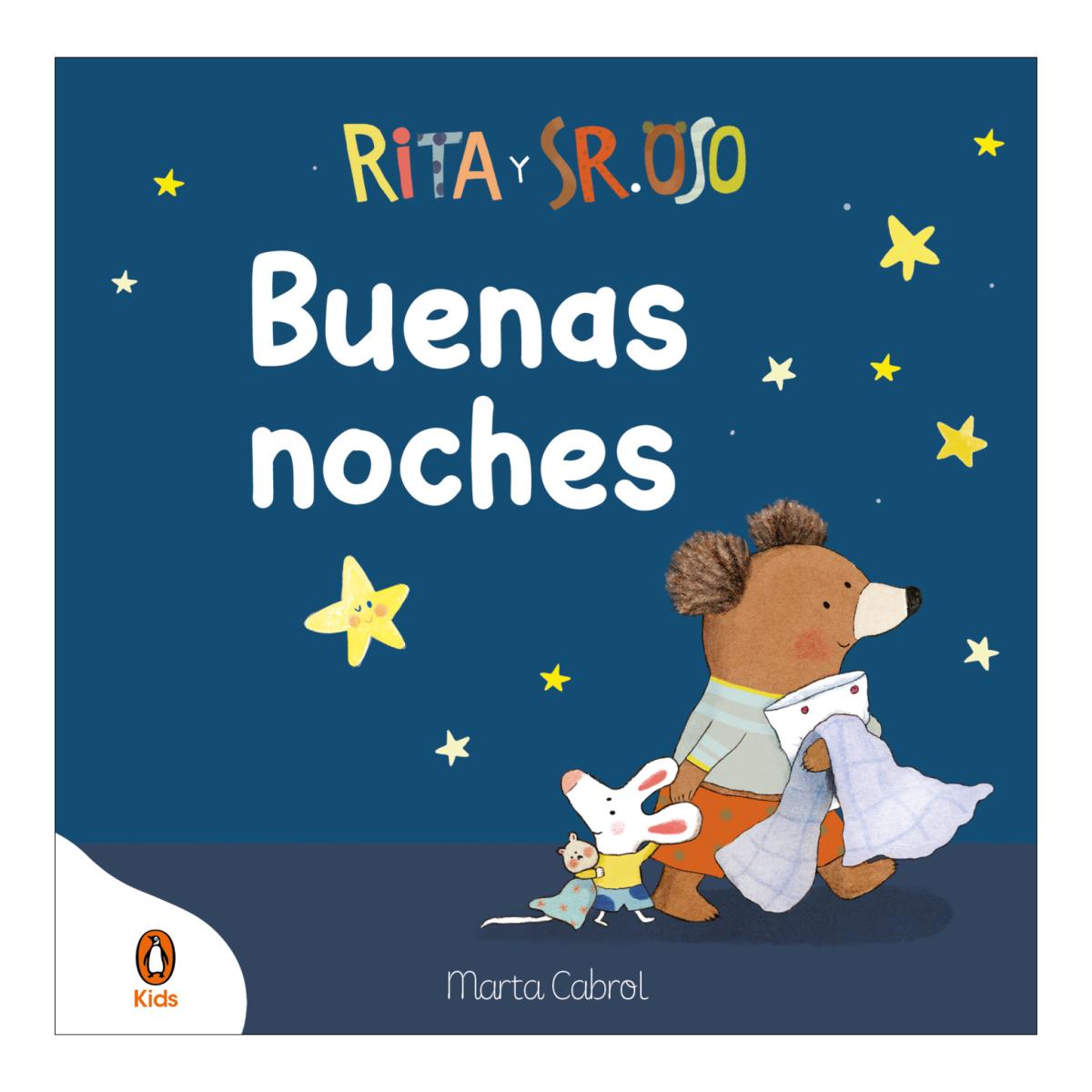 Rita y Sr. Oso - ¡Buenas noches! (Pequeñas manitas): Libro con mecanismos para deslizar, girar y soñar 3