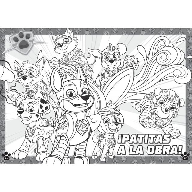 Paw Patrol | Patrulla Canina. Actividades - Superpatrulla. Libro de colorear: ¡Más de 90 dibujos para colorear! (Capa mole) 2
