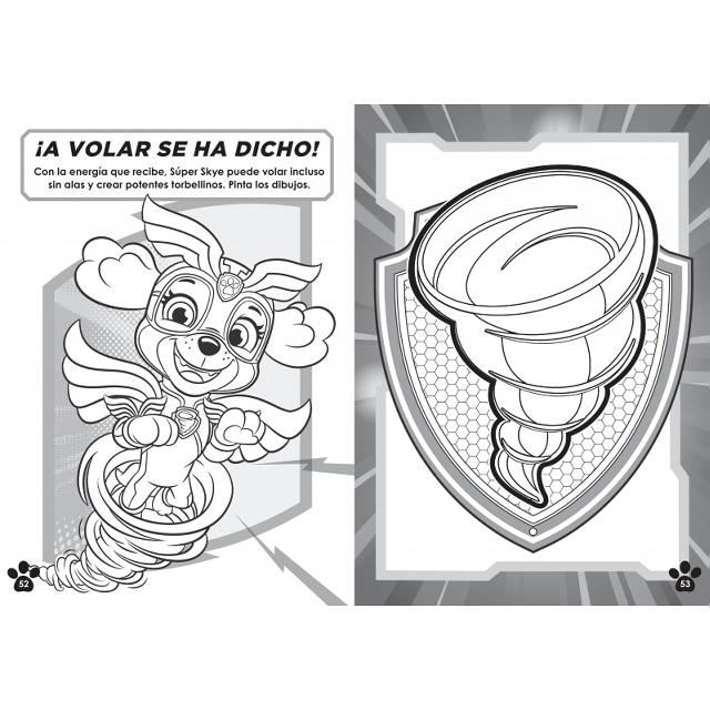 Paw Patrol | Patrulla Canina. Actividades - Superpatrulla. Libro de colorear: ¡Más de 90 dibujos para colorear! (Capa mole) 4