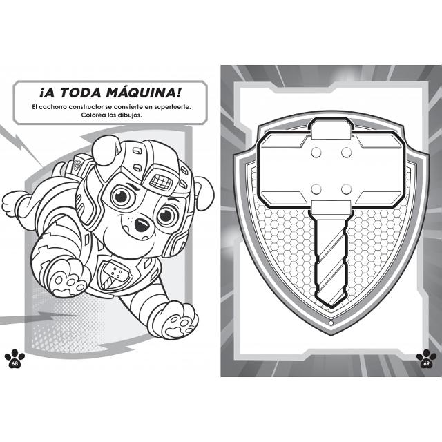Paw Patrol | Patrulla Canina. Actividades - Superpatrulla. Libro de colorear: ¡Más de 90 dibujos para colorear! (Capa mole) 5