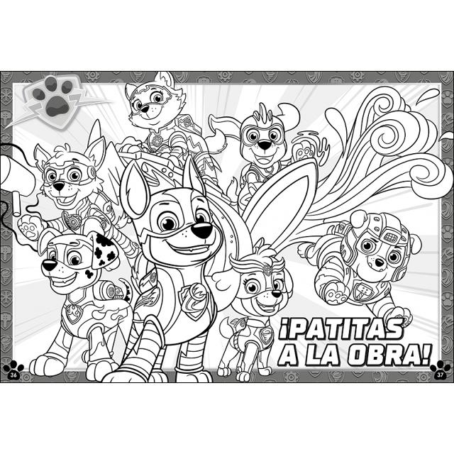 Paw Patrol | Patrulla Canina. Actividades - Superpatrulla. Libro de colorear: ¡Más de 90 dibujos para colorear! (Capa mole) 6