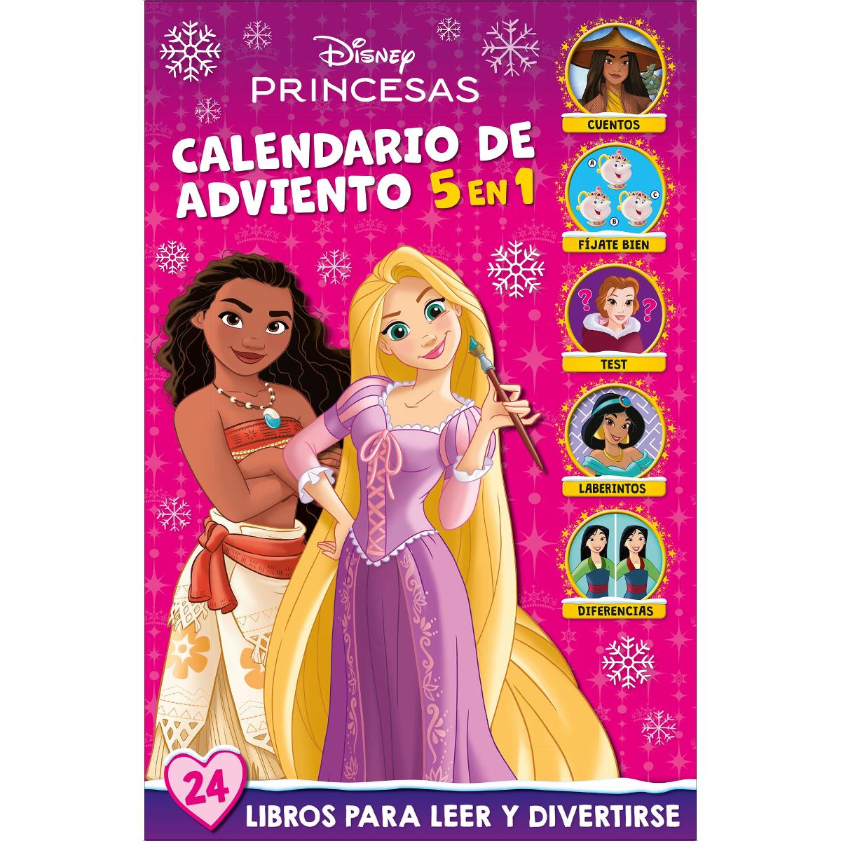 Imagem 0 de Princesas. Calendario de Adviento 5 en 1: 24 libros para leer y divertirse