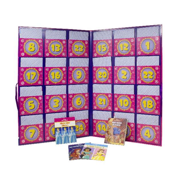 Princesas. Calendario de Adviento 5 en 1: 24 libros para leer y divertirse 3