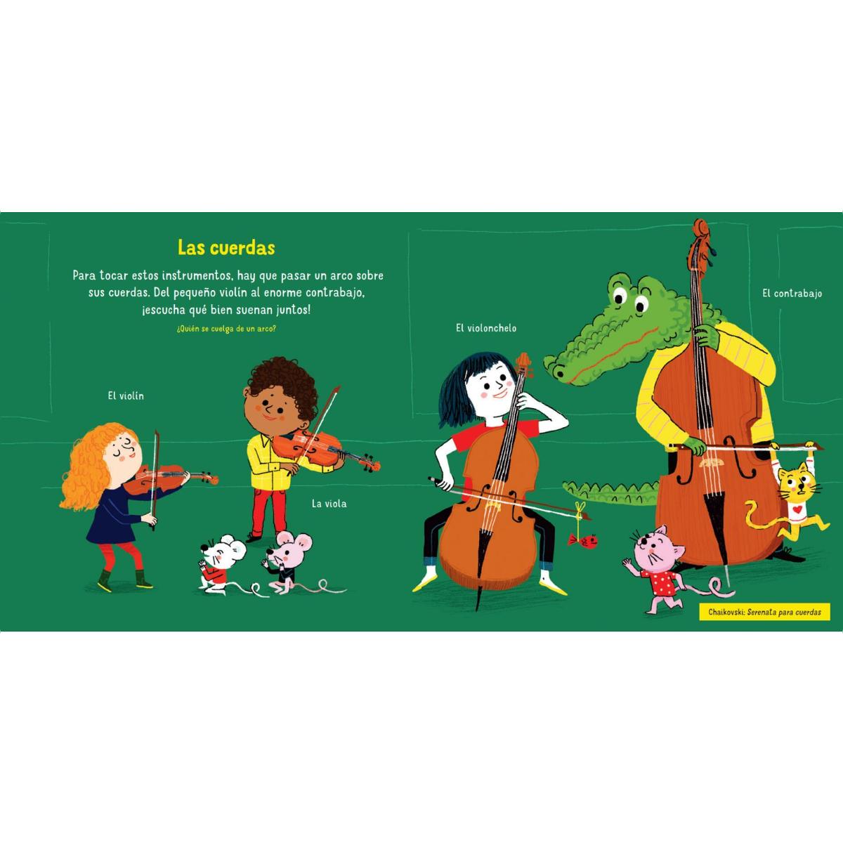La música de la orquesta. Mi primer libro de sonidos 2