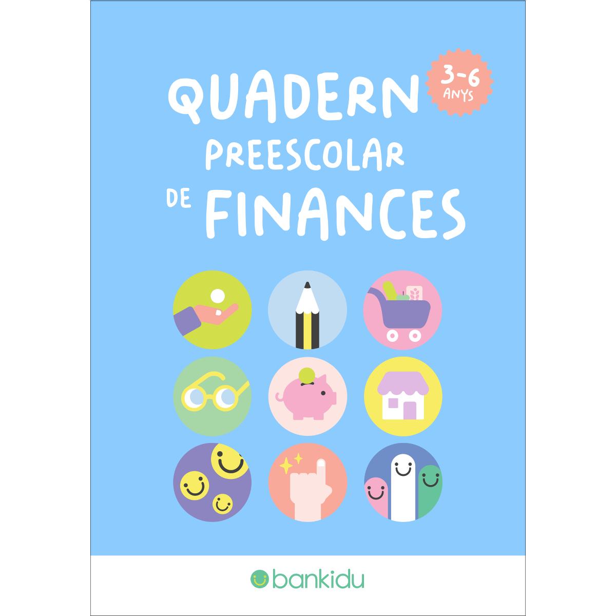 Imagem 0 de Quadern Preescolar de Finances: Educació financera divertida per als més petits: pinta, traça, retalla i aprèn (3-6 anys)