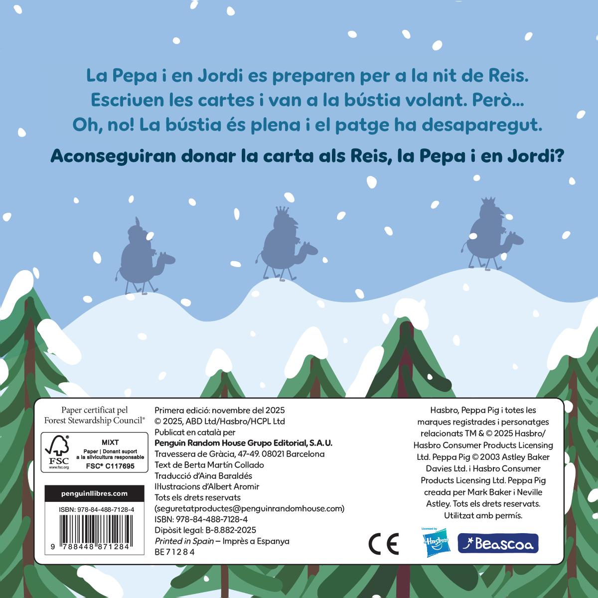 Peppa Pig. Llibre de cartró - La porqueta Pepa i els Reis Mags 2