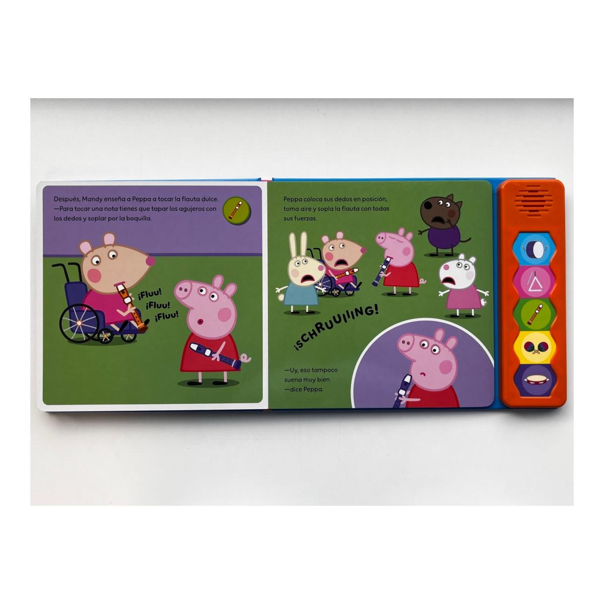 Peppa Pig. Libro con sonidos - Peppa y los instrumentos musicales (Capa dura) 3
