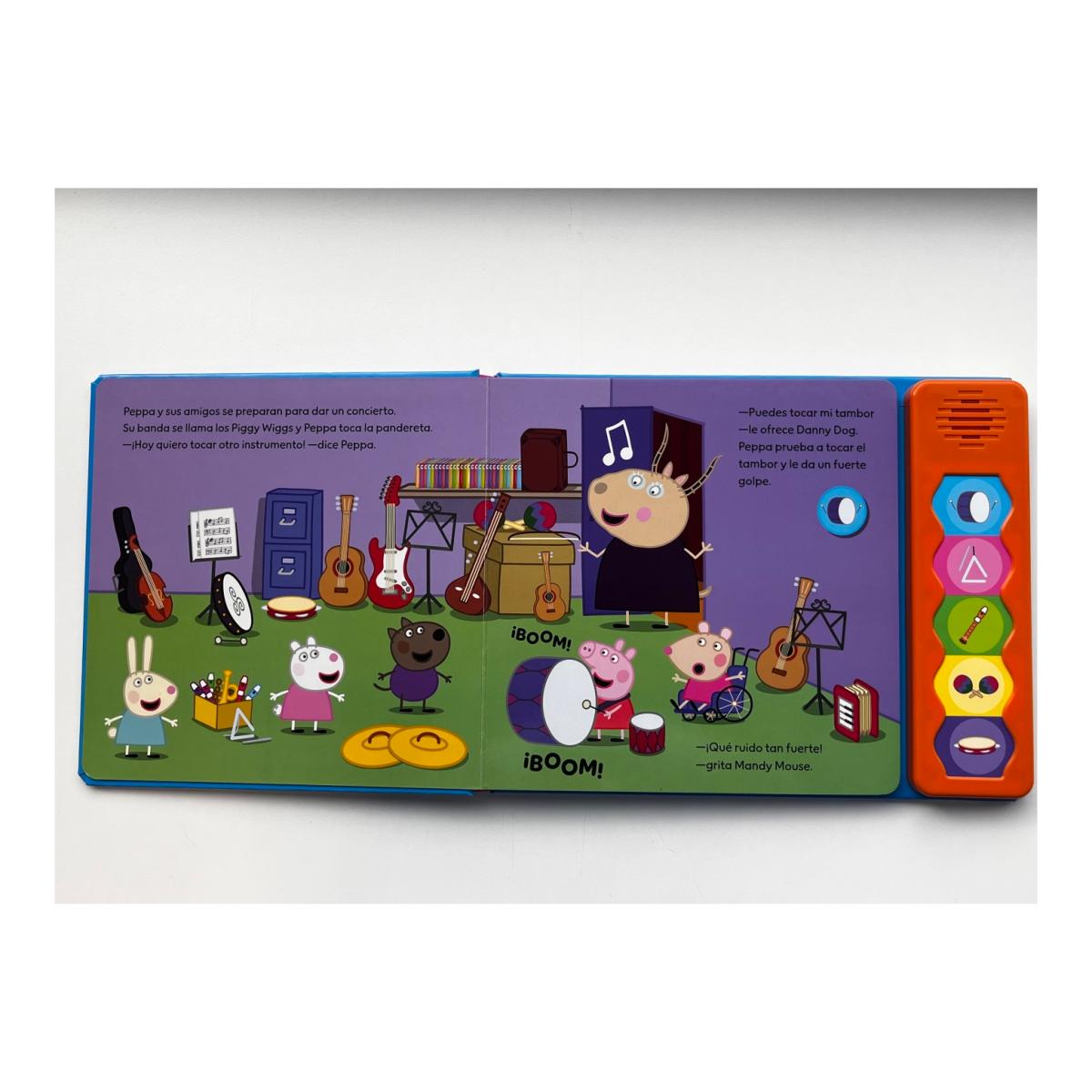 Peppa Pig. Libro con sonidos - Peppa y los instrumentos musicales (Capa dura) 4