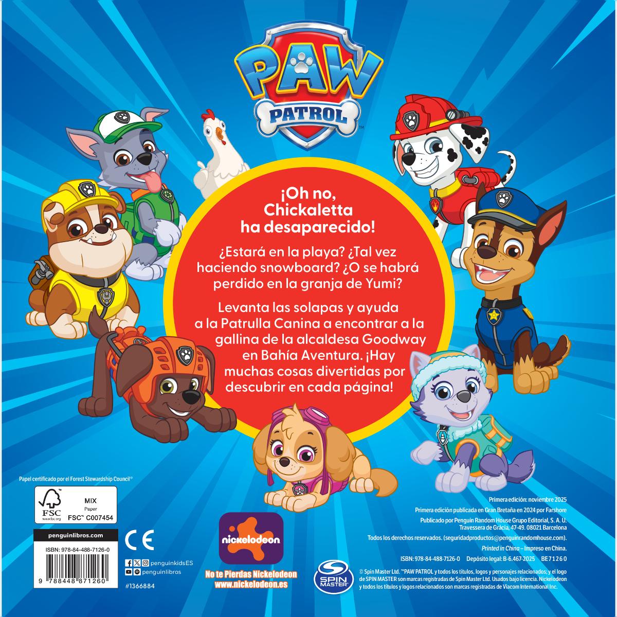 Paw Patrol | Patrulla Canina. Libro de cartón con solapas - Patrulla al rescate 2