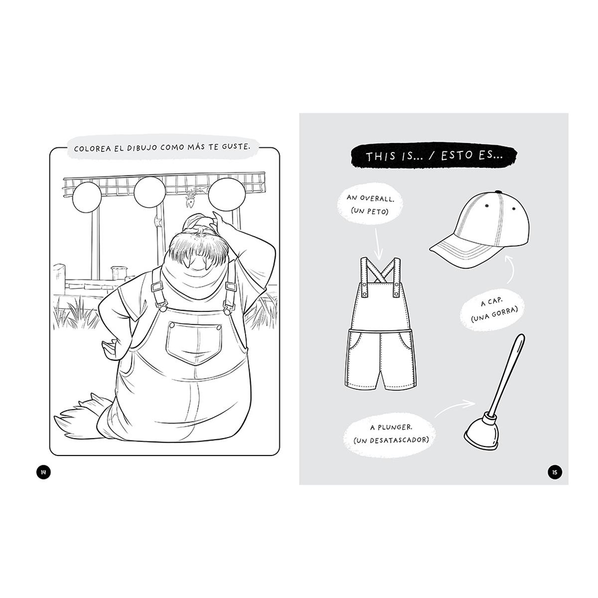 Colorea en inglés con Zootrópolis 2 (Enjoy coloring with Disney): Enjoy coloring with Disney (Capa mole) 2