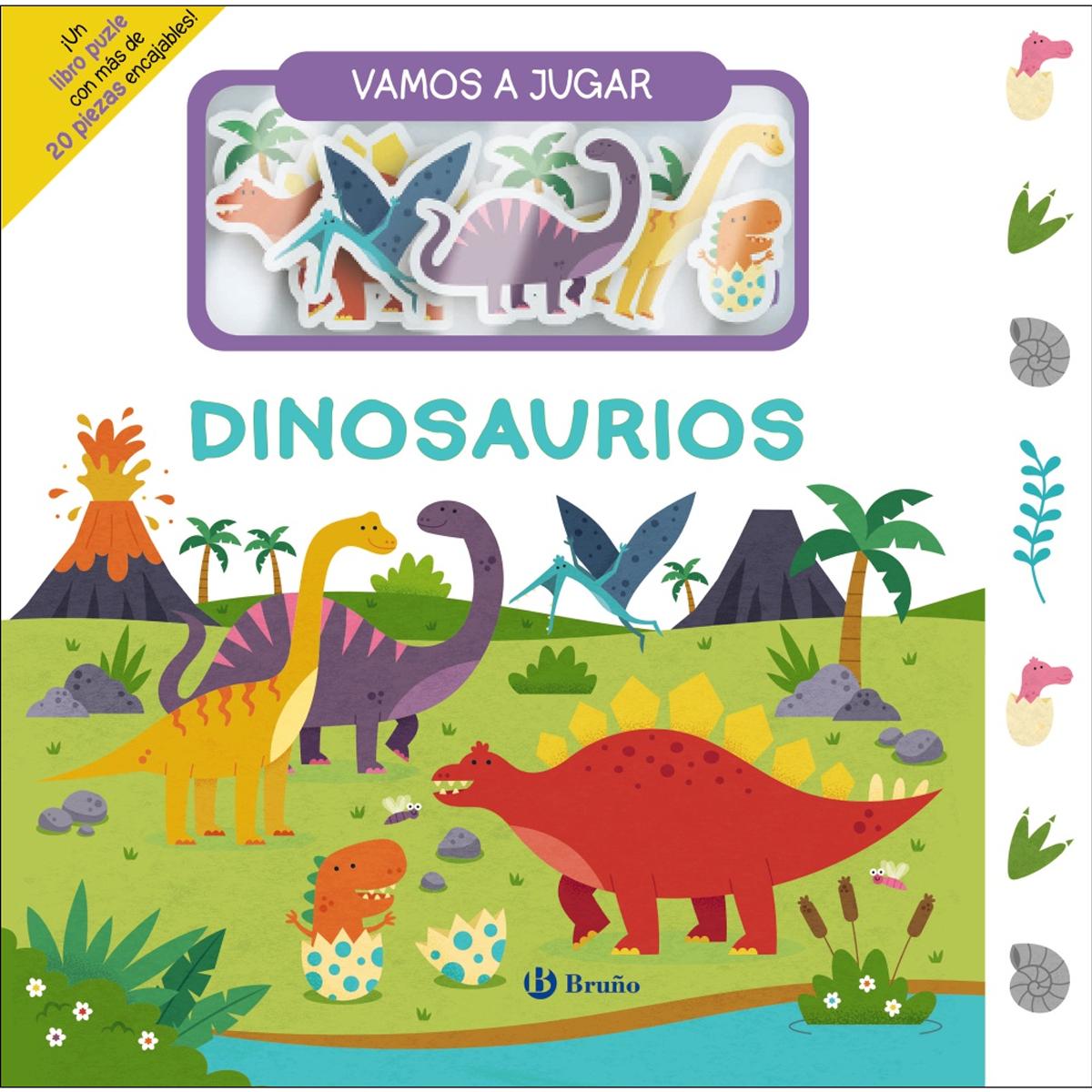 Vamos a jugar. Dinosaurios: ¡Un libro puzle con más de 20 piezas encajables 1