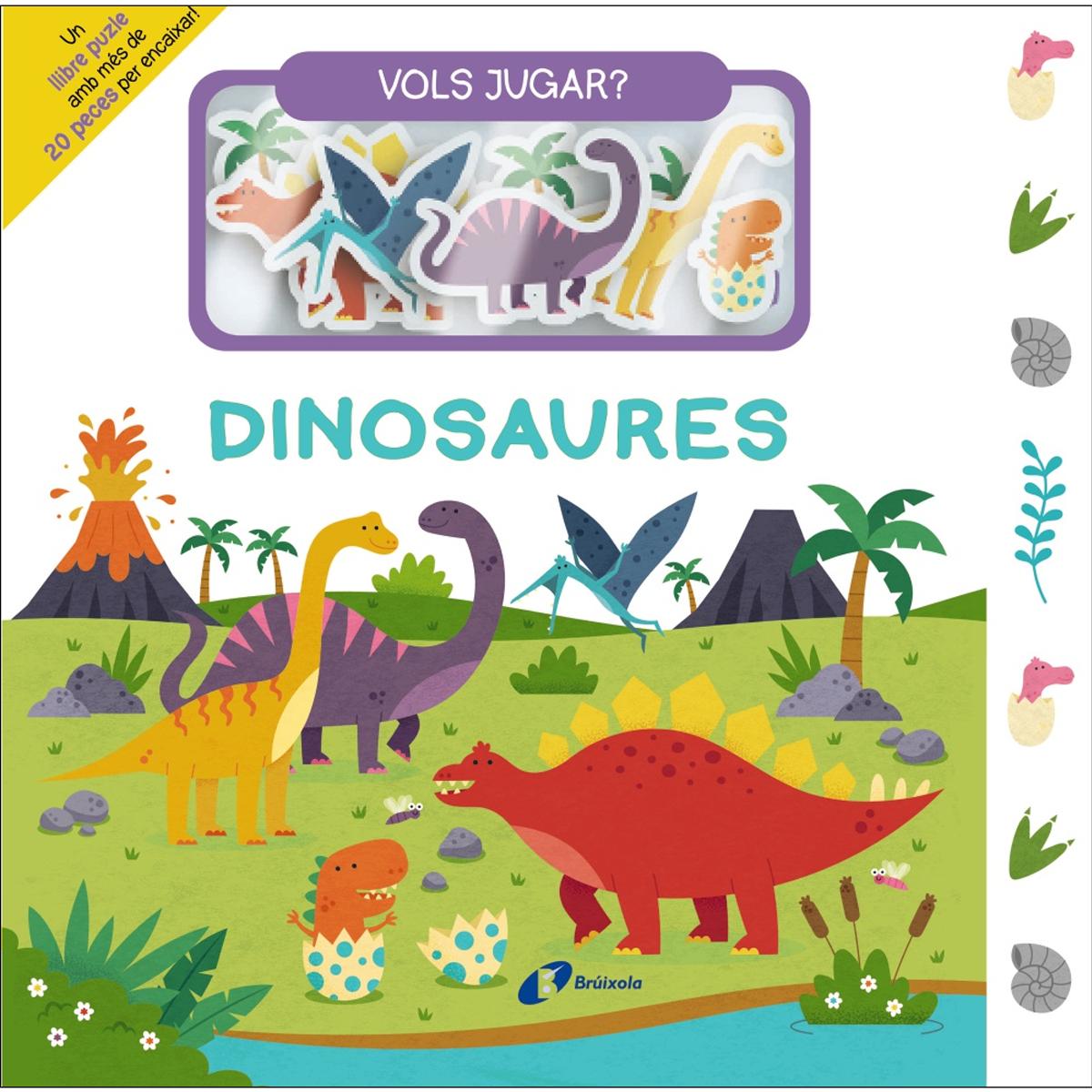 Imagem 0 de Vols jugar? Dinosaures: Un llibre puzle amb més de 20 peces per encaixar!