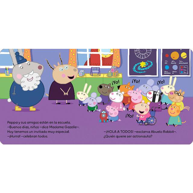 Peppa Pig. Libro de cartón - Viaje al espacio 4