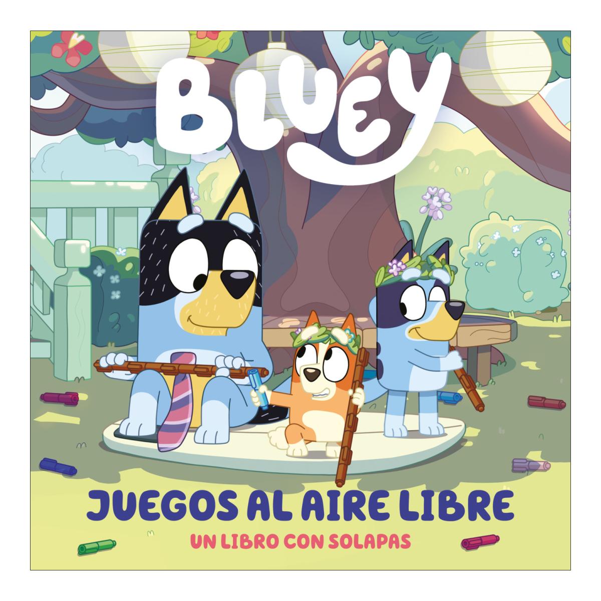 Bluey. Libro de cartón con solapas - Juegos al aire libre 2