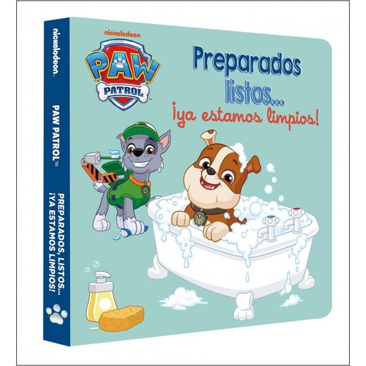 Imagem 0 de Paw Patrol | Patrulla Canina. Libro de cartón - Preparados, listos... ¡ya estamos limpios!