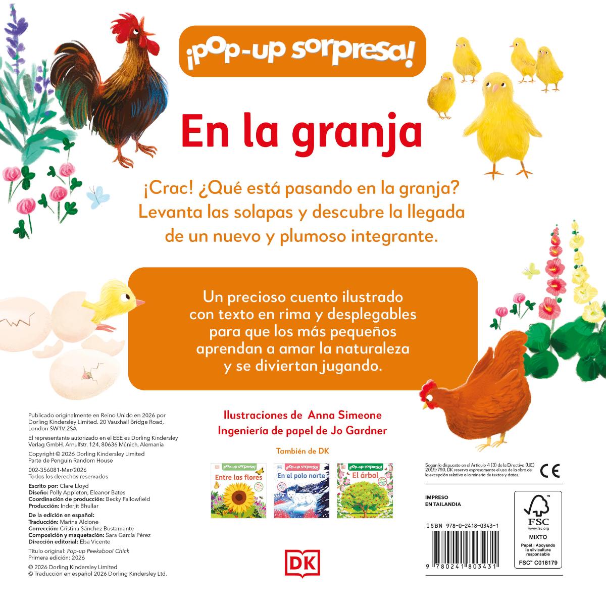 ¡Pop-Up sorpresa! - En la granja: Cuento con Pop-Ups, una sorpresa en cada solapa 7