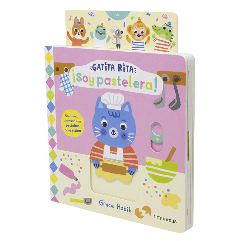 Gatita Rita. ¡Soy pastelera!: Un cuento animado con pestañas para estirar 2