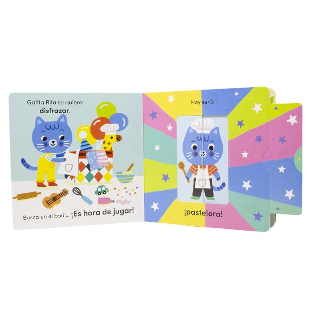 Gatita Rita. ¡Soy pastelera!: Un cuento animado con pestañas para estirar 3