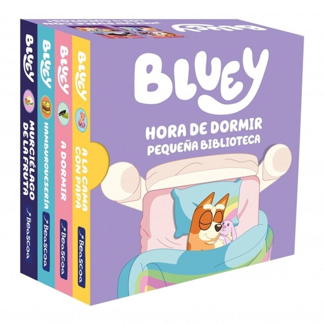 Bluey. Libro juguete - Hora de dormir. Pequeña biblioteca (edición en español)