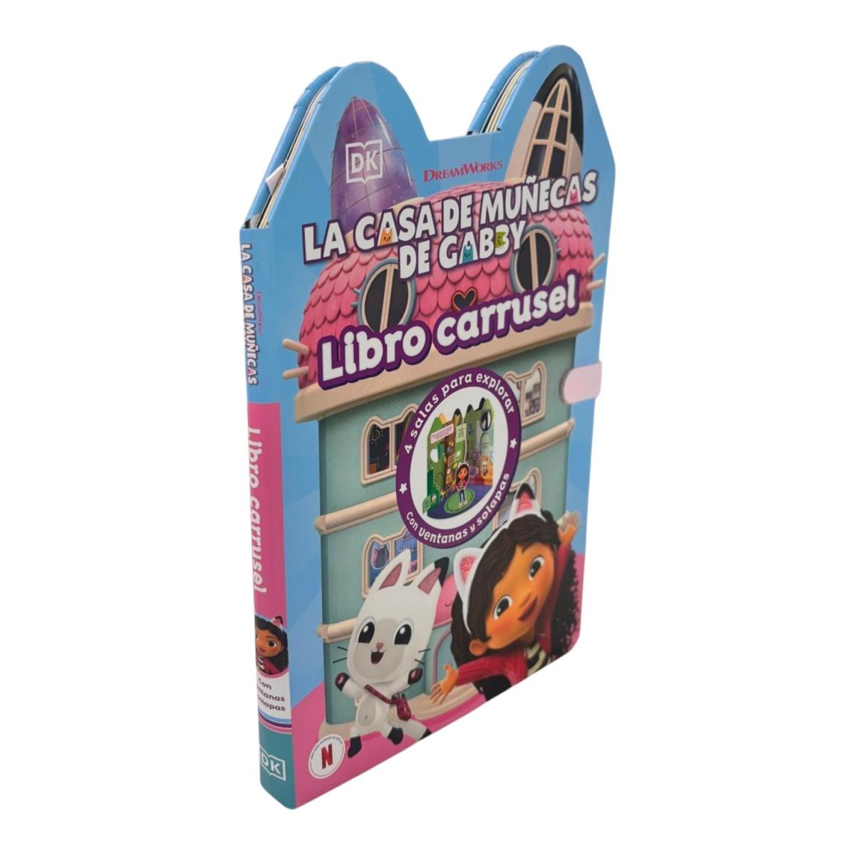 La casa de muñecas de Gabby - Libro carrusel: 4 salas para explorar. Con ventanas y solapas (Capa dura) 2