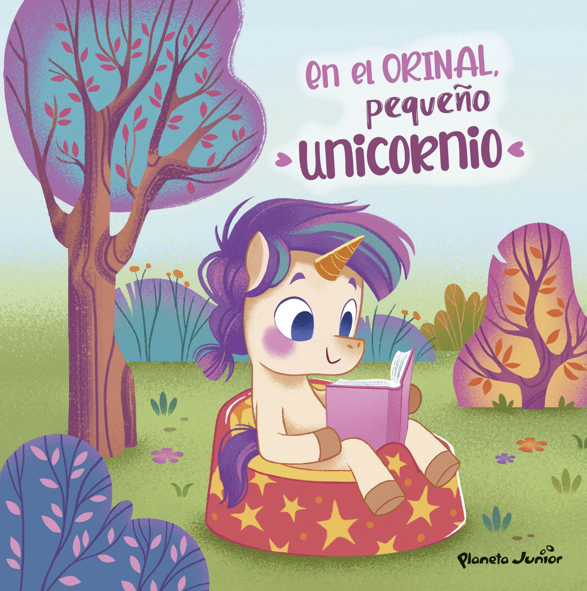 En el orinal, pequeno unicornio 1