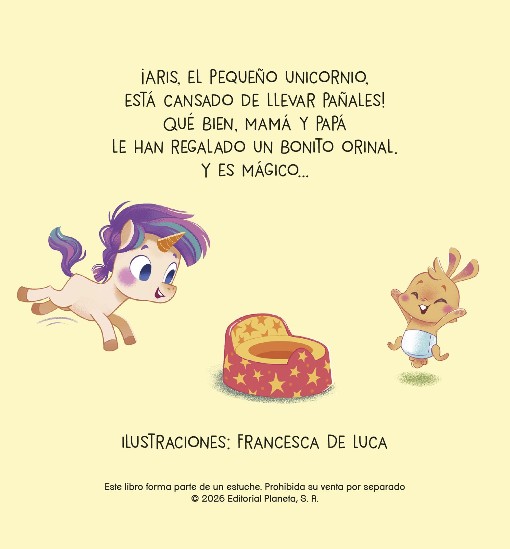En el orinal, pequeno unicornio 2