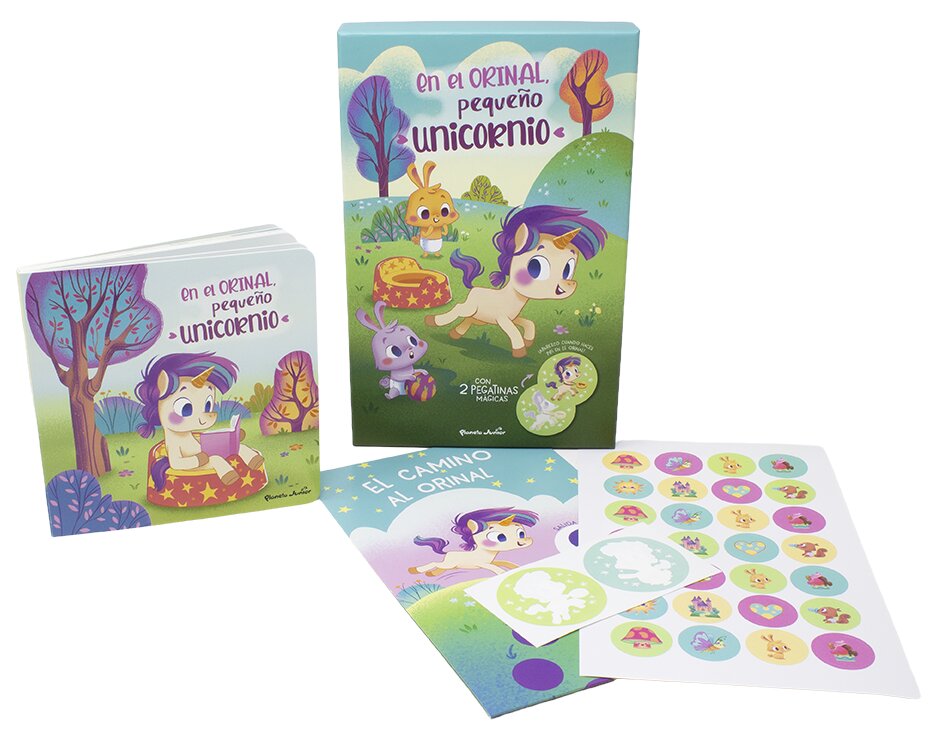 En el orinal, pequeno unicornio 5