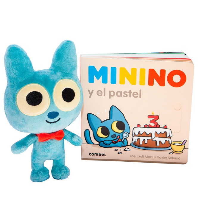 Pack minino y el pastel + peluche 8
