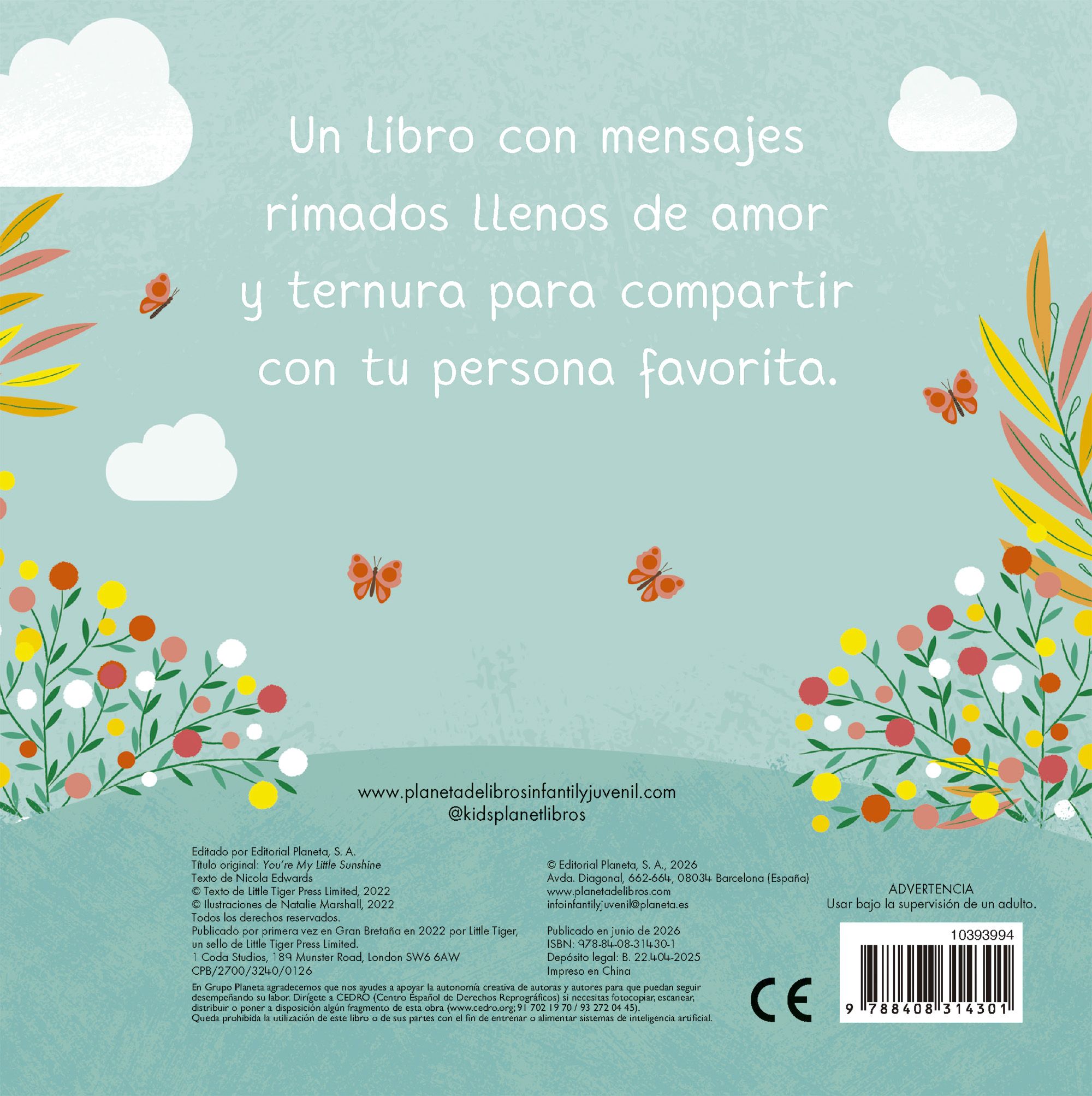Eres mi rayito de sol. libro carton con 2
