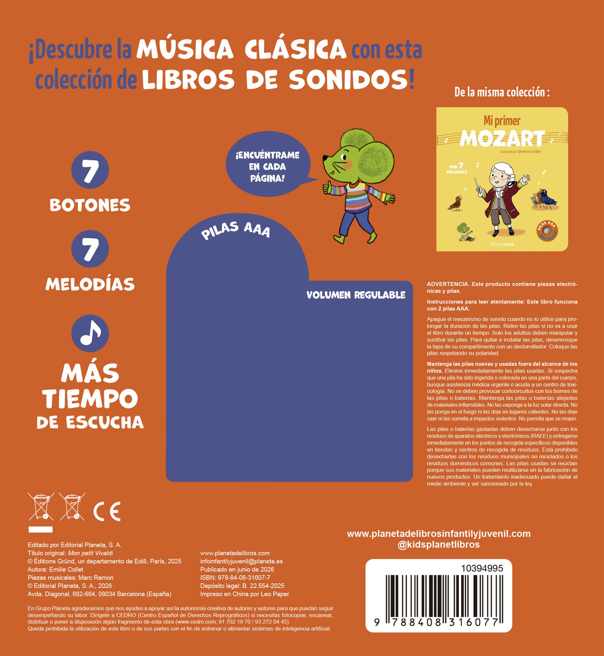 Mi primer vivaldi. con 7 melodias 2