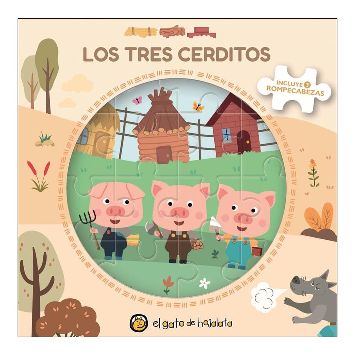 Imagem 0 de Los tres cerditos (libro+3 puzles)