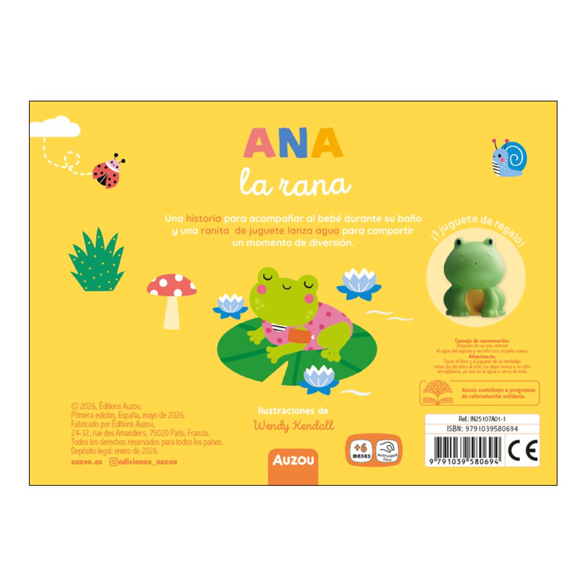 Ana La Rana. Libro De Baño (Tapa blanda) 3