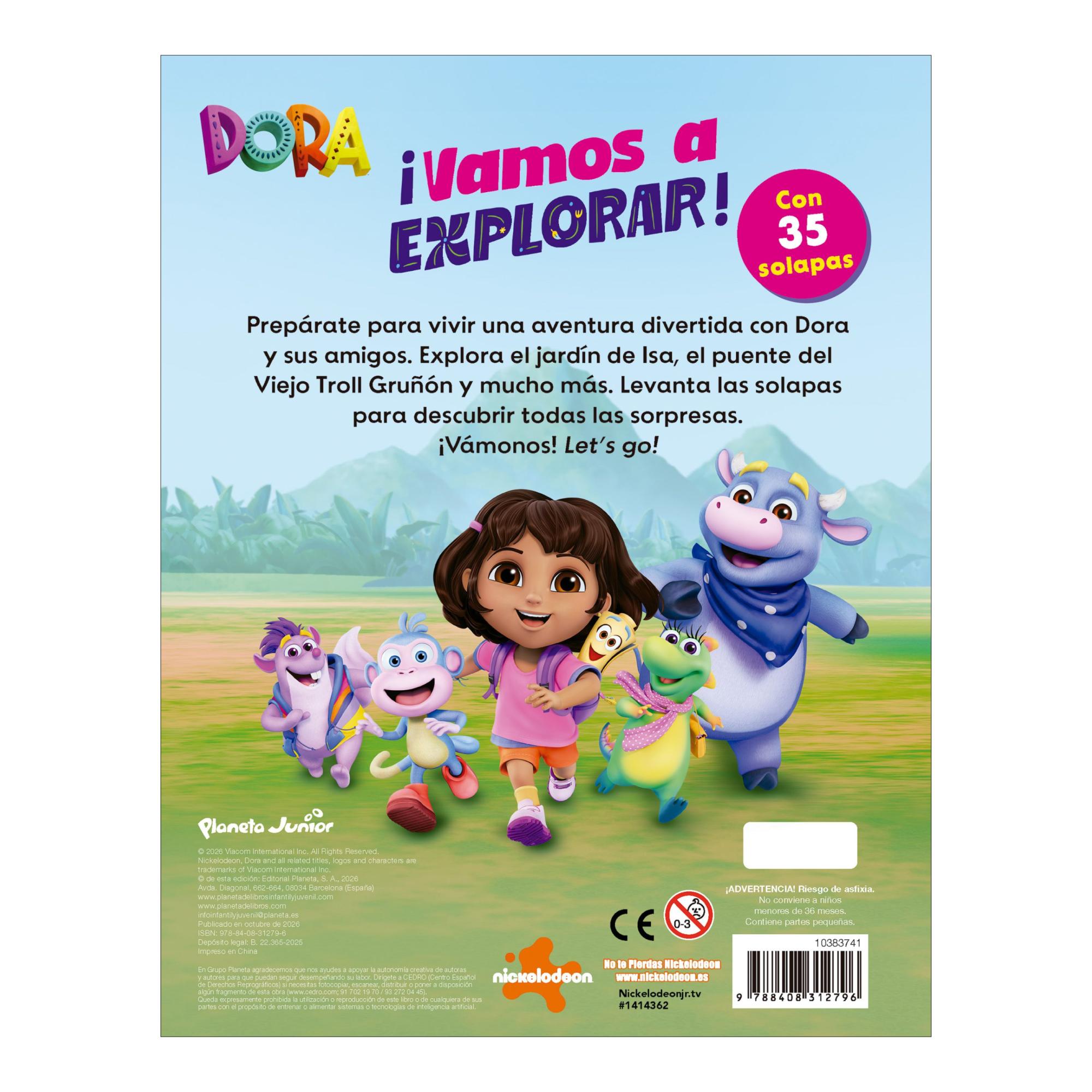 Dora. vamos a explorar. libro com Aba 2
