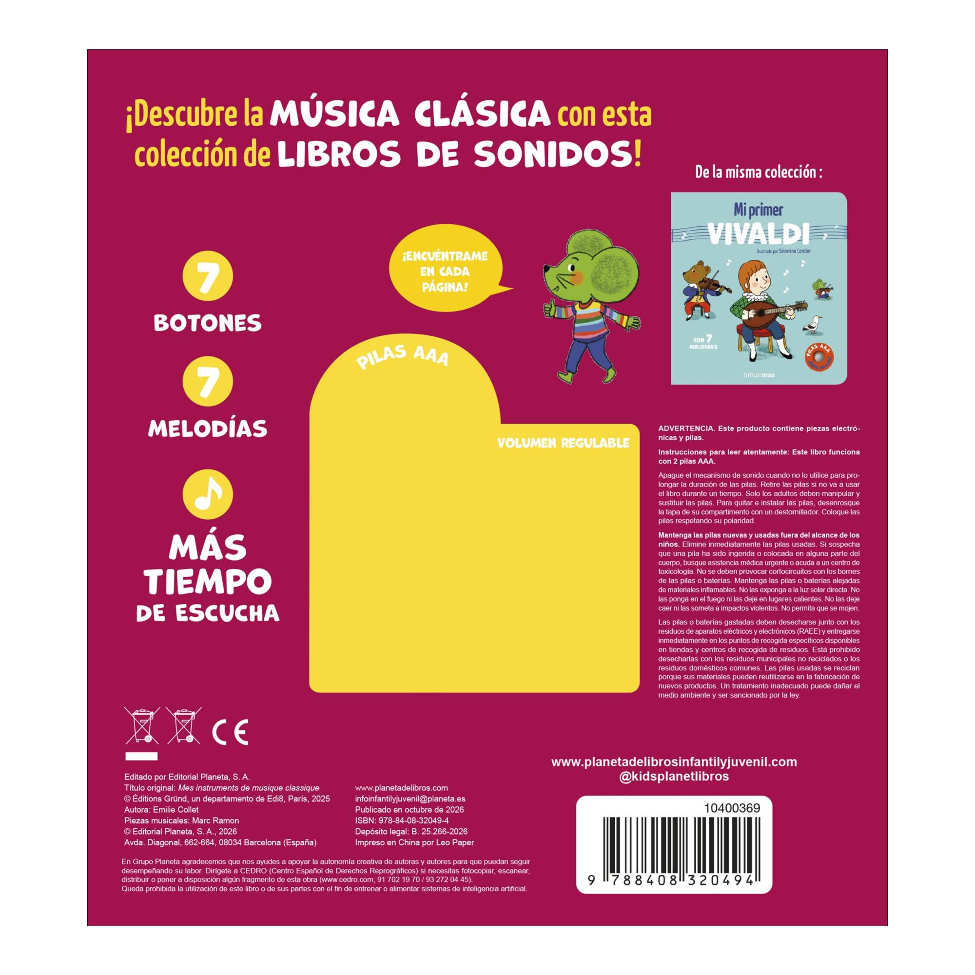 Mis primeros instrumentos musica clasica 2