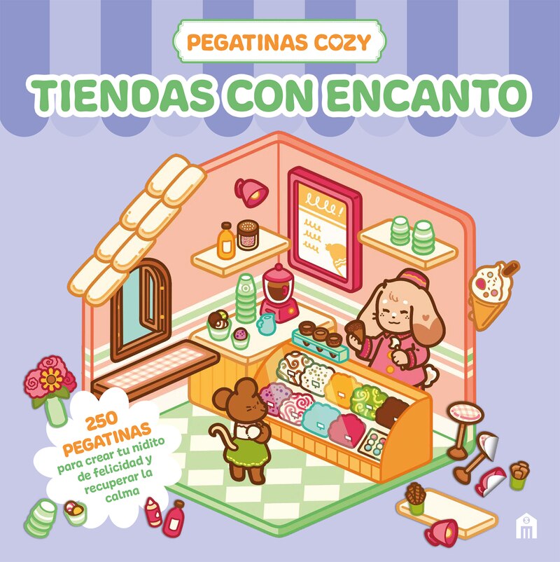 Imagen 0 de Tiendas con encanto. Pegatinas Cozy (Tapa blanda)
