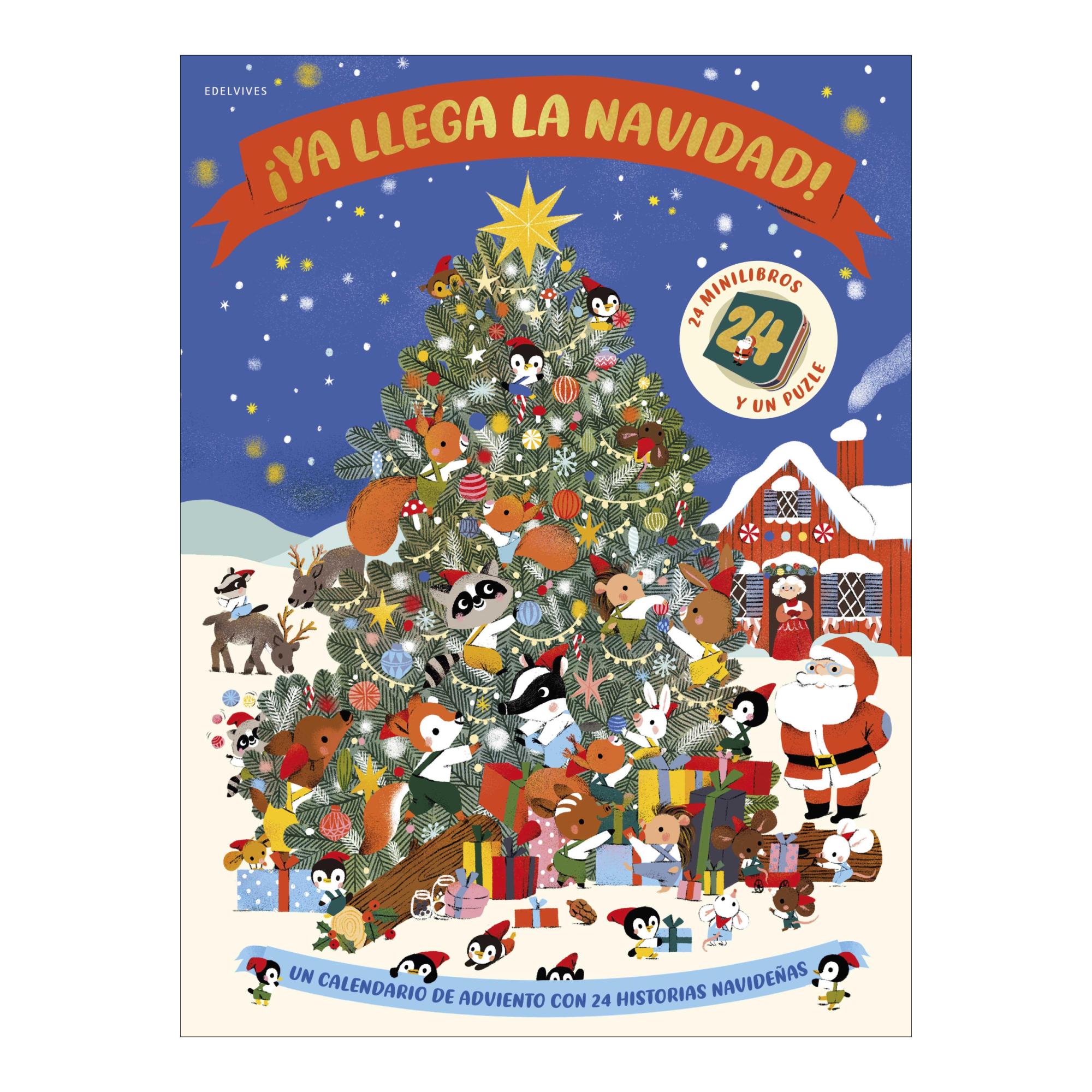 ¡Ya llega la Navidad!. Un calendario de adviento con 24 historias navideñas (Capa dura) 2