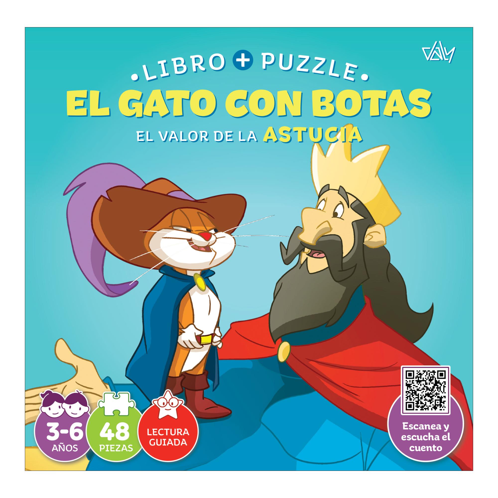 Imagem 0 de LIVRO + PUZZLE - EL GATO CON BOTAS (Capa Mole Capa dura)