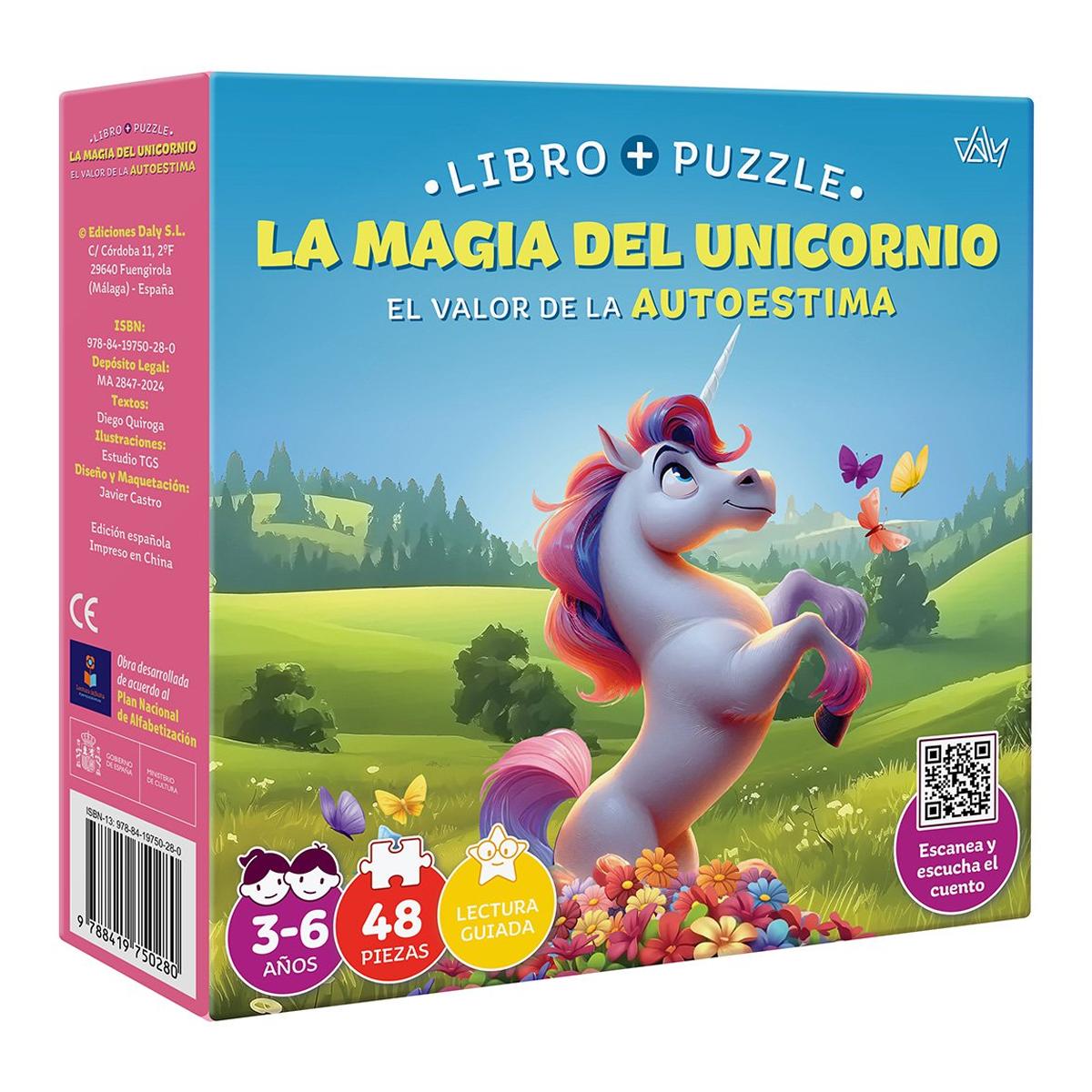 Imagem 0 de LIVRO + PUZZLE - LA MAGIA DEL UNICORNIO (Capa Mole Capa dura)