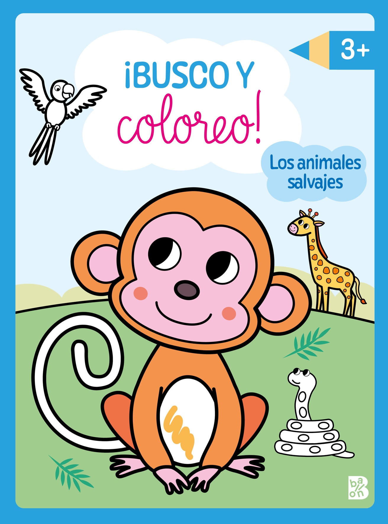 Imagem 0 de BUSCO Y COLOREO ANIMALES SALVAJES (Capa Mole)