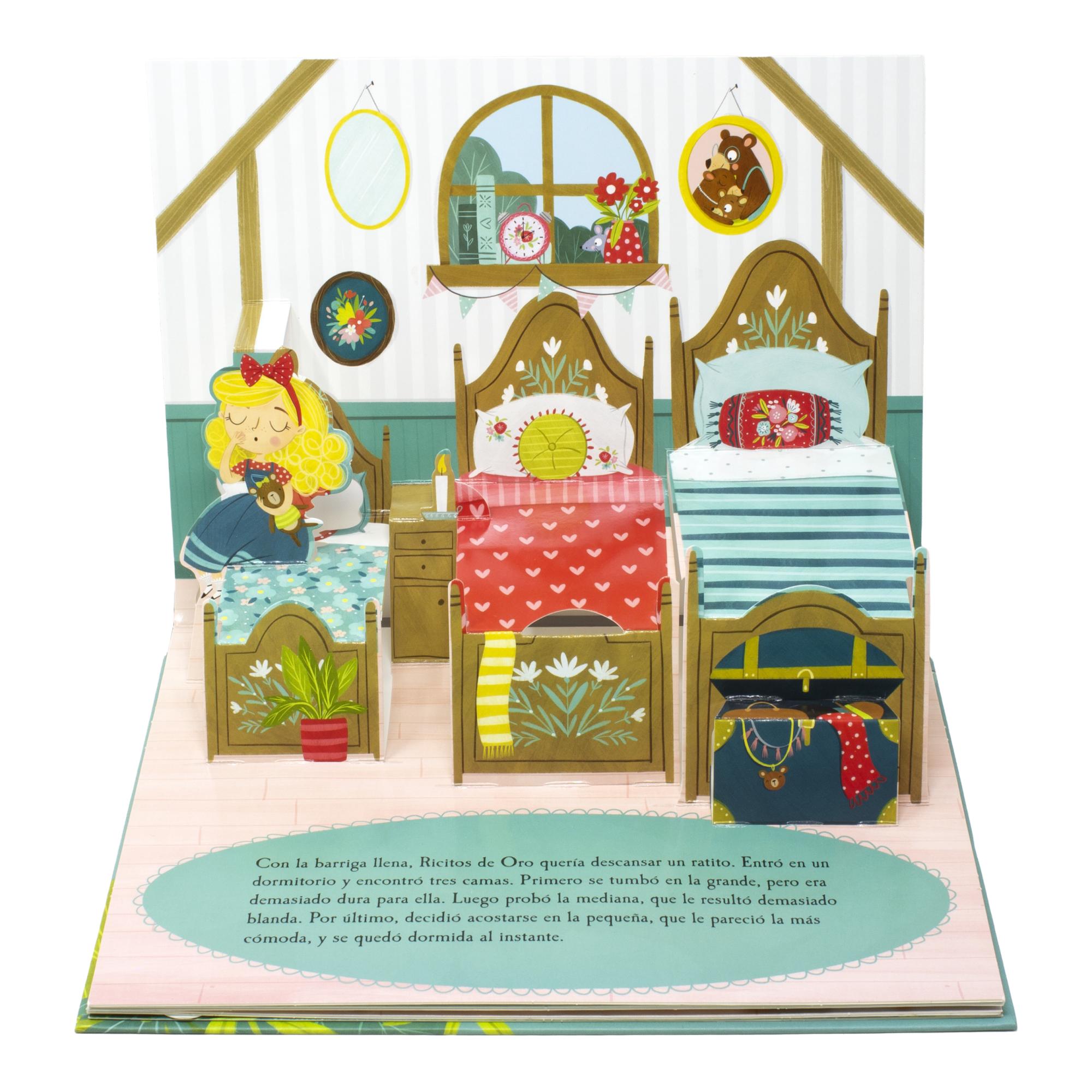 Ricitos de oro. cuento pop-up 4