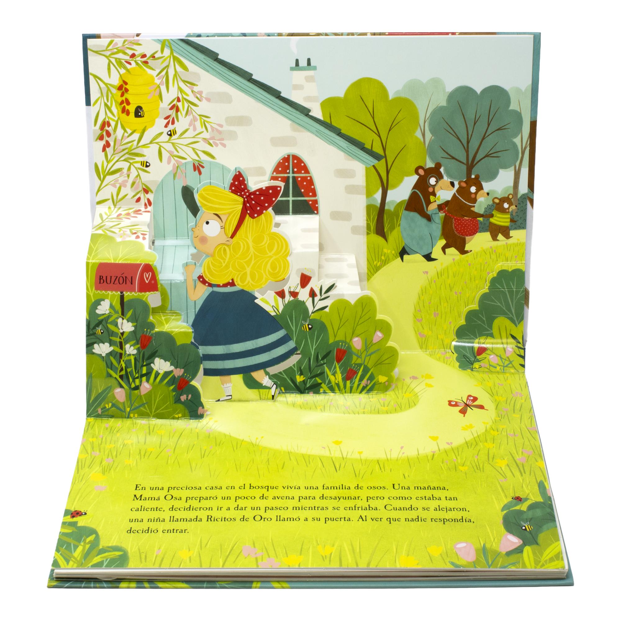 Ricitos de oro. cuento pop-up 5