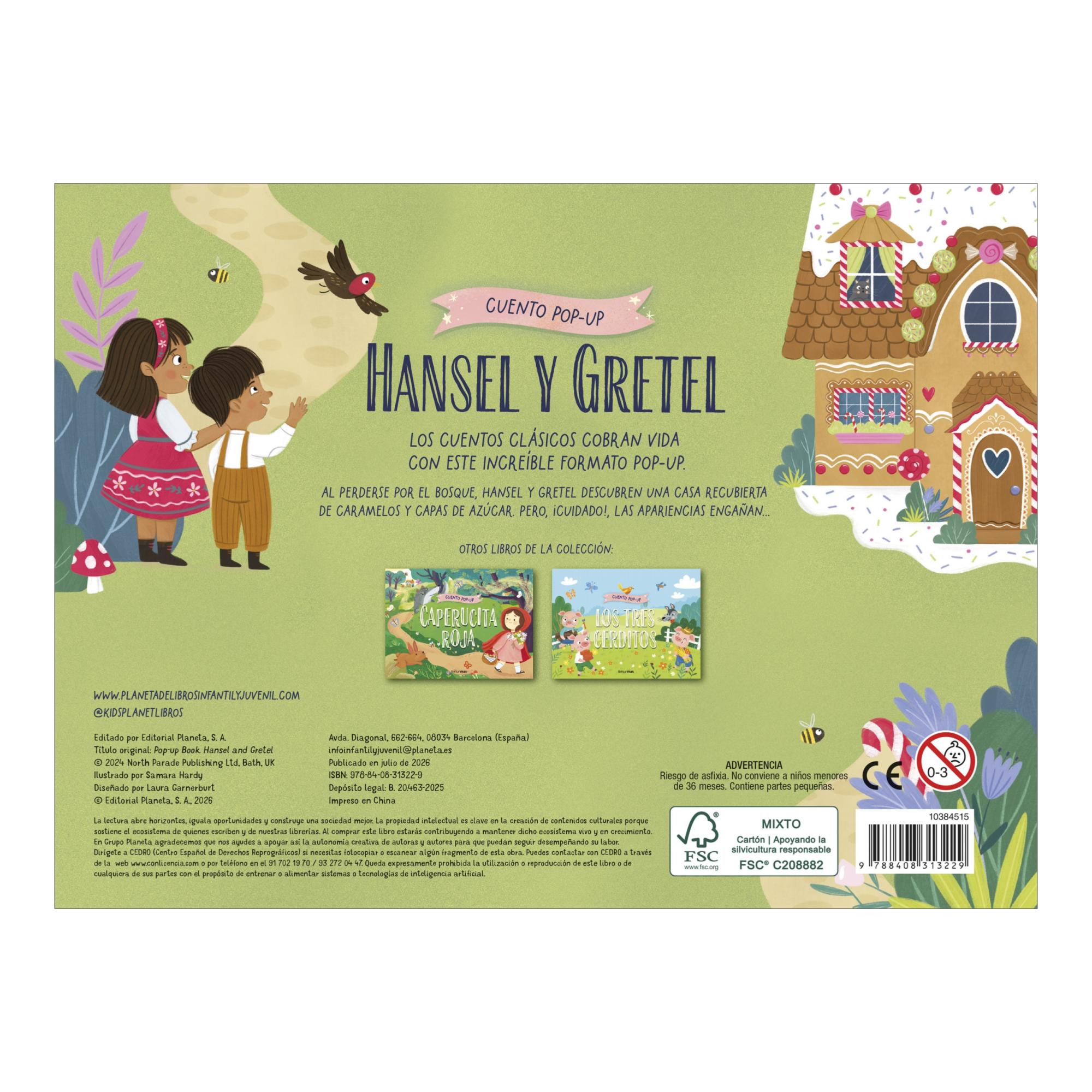 Hansel y gretel. cuento pop-up 2